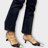 Veronika Elegantní Slingback Lodičky Moderním Detailem