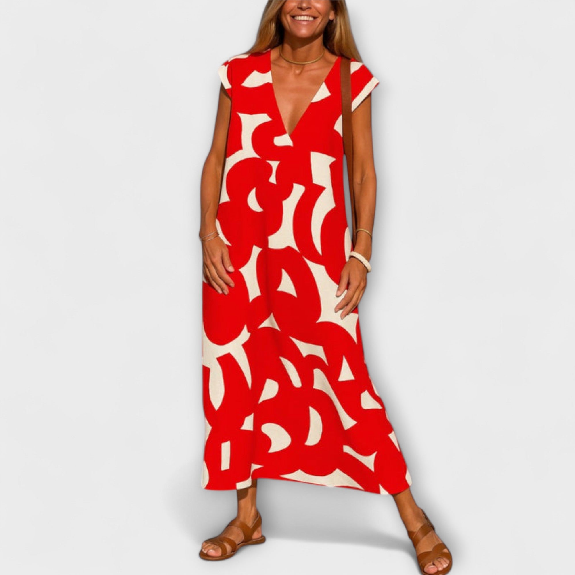 Linae – Lehké šaty s výstřihem do V