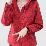 Thanyelle – Elegantní bunda s botanickým potiskem