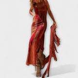 Poplatek - Unikátní Midi Šaty s Límcem