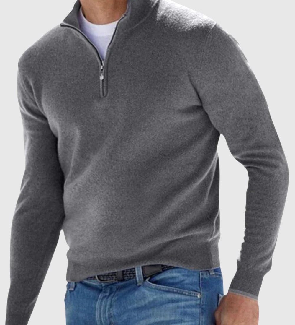 Libuše- Elegantní svetr se zipem