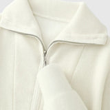 Libuše- Camisola Portofino z kašmíru s polovičním zipem