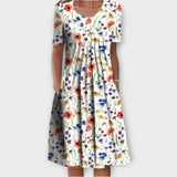 Emelie – Stylové vrstvené šaty s kontrolou bříška