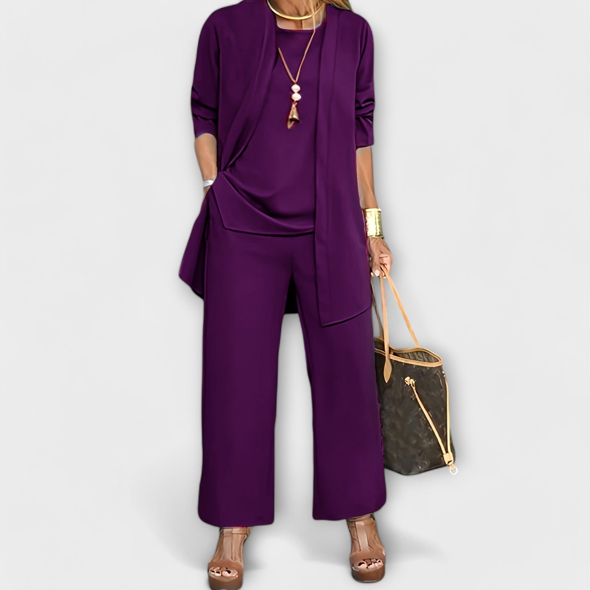 Lora - Ležérní třídílná souprava