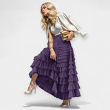 Kristýna - Elegantní Sukně s Tylovou Dekorativní Detail