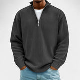 Martin – Pánský svetr s polo zipem