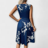 Lina - Letní šaty s překládaným výstřihem