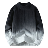 Svetr s gradientním barvením