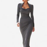 Raphaële™ Dlouhá Přiléhavá Šaty