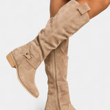 BelleVie – Elegantní semišové kozačky