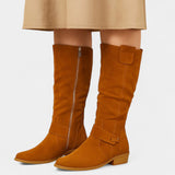 BelleVie – Elegantní semišové kozačky