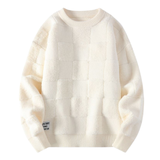 Unikátní Svetr s Kostkovaným Vzorem