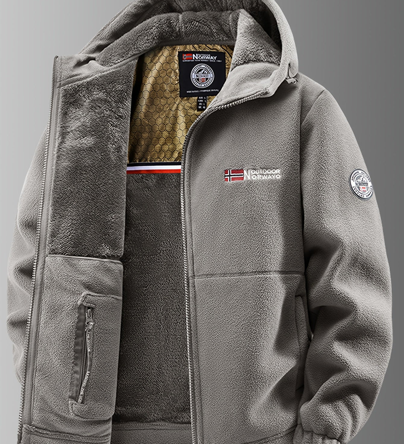 Nathaniel | Zimní bunda z termo fleecu