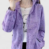 Thanyelle – Elegantní bunda s botanickým potiskem