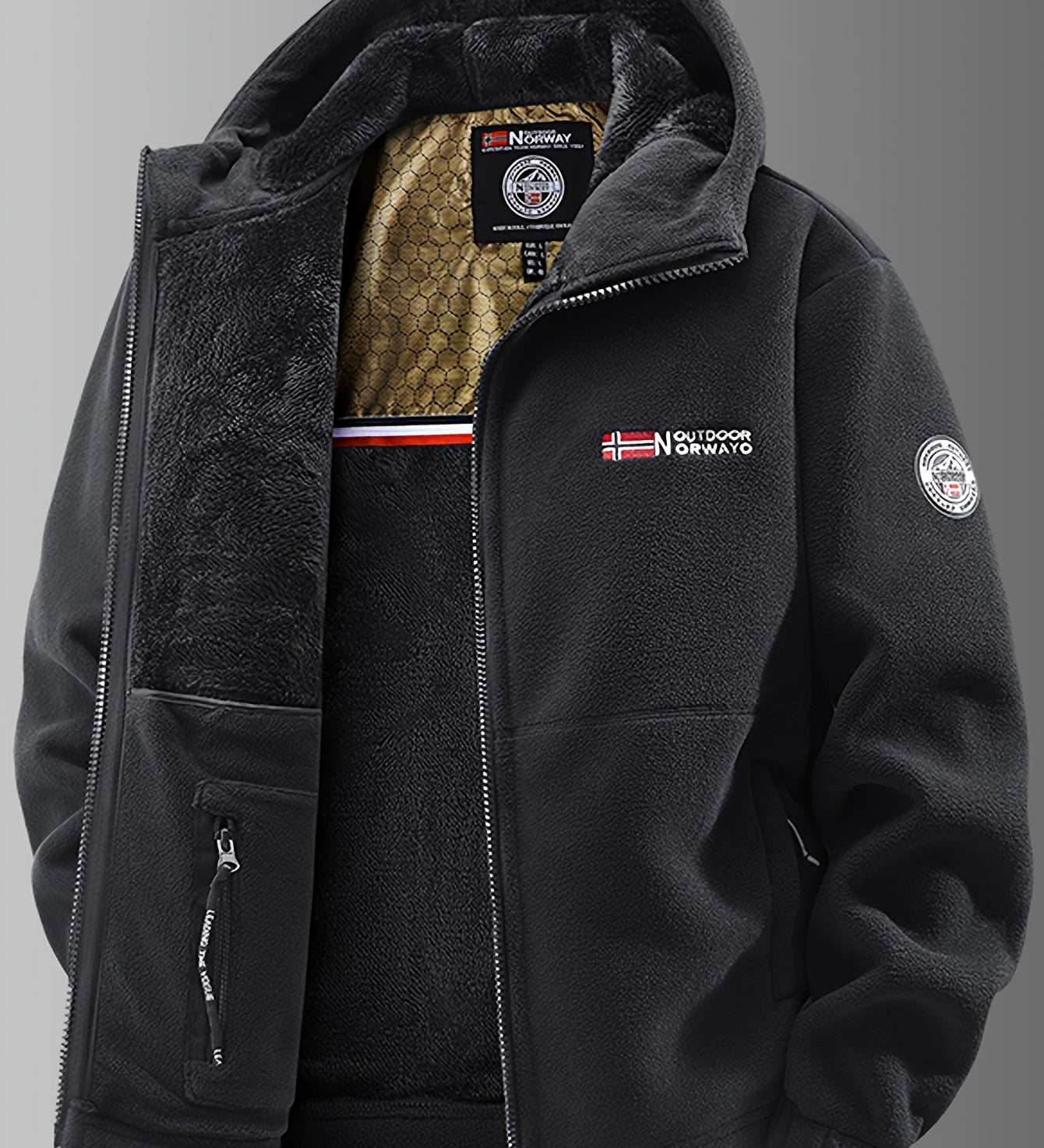 Nathaniel | Zimní bunda z termo fleecu