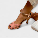 Věnceslava Elegantní Sandály Na Podpatku Přezkované