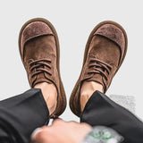 Santiago – Pánské ortopedické boty z pravé kůže