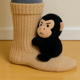 Daniela | Měkké pletené ponožky se zvířátkem