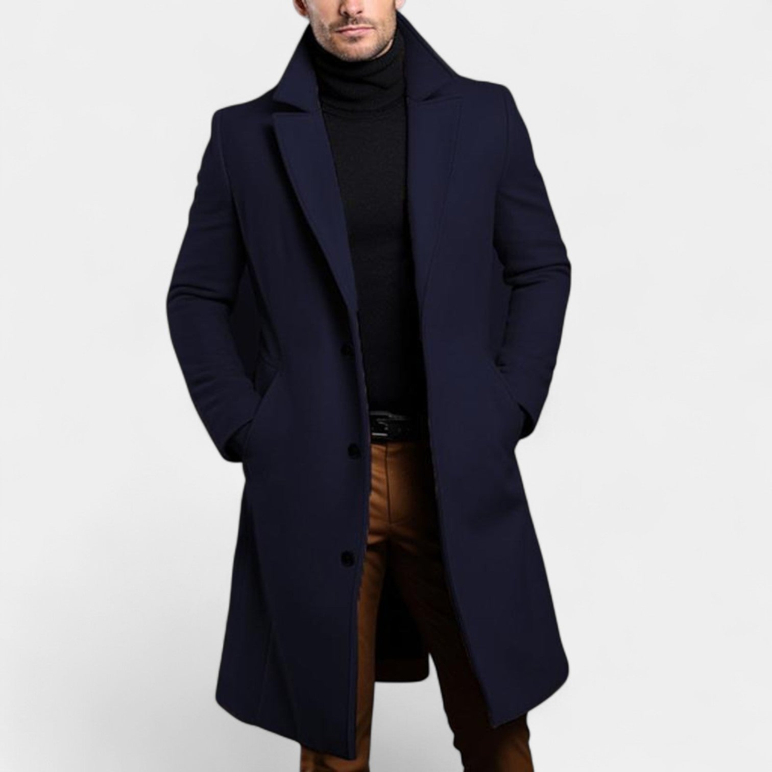 Adam – Elegantní pánský kabát s klopou