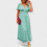 Elsie - Klasické šaty s V výstřihem